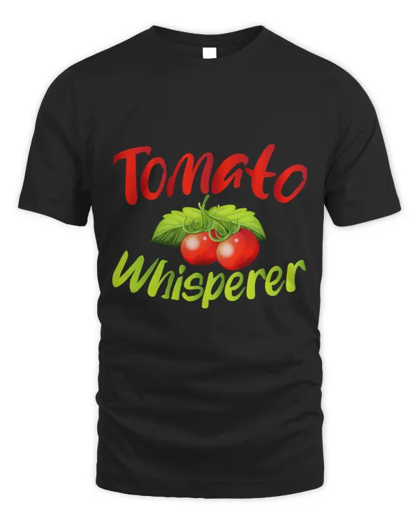 Funny Tomato Gardening Shirt Tomato Whisperer Design