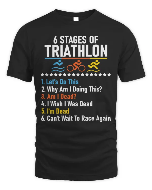 Stages of triathlon