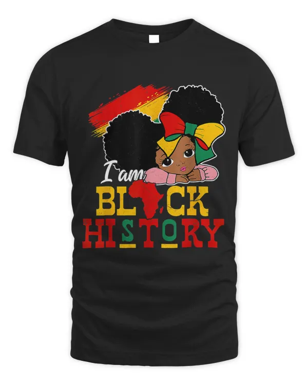 I Am Black History Juneteenth Black Melanin Kid Girl Toddler