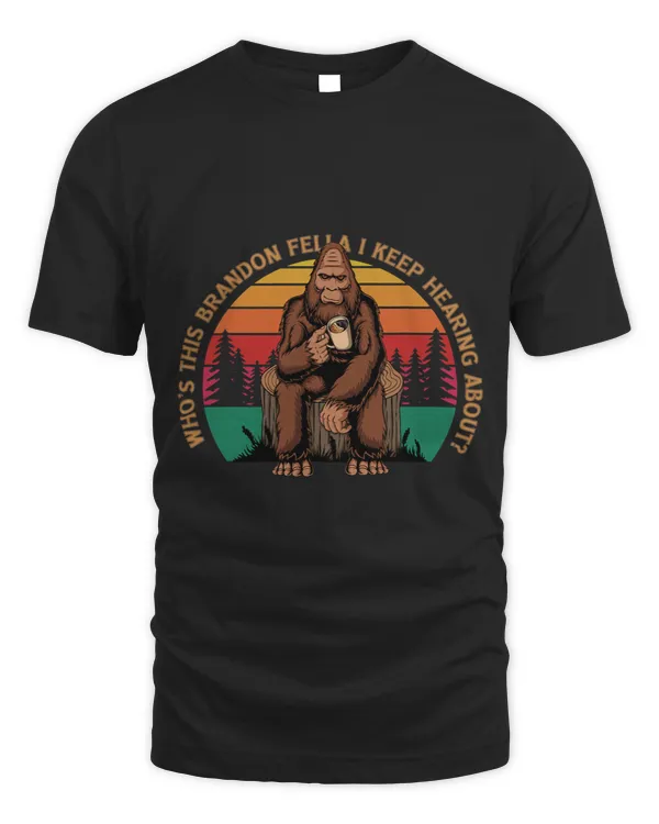 Funny Bigfoot Lets Go Brandon Anti Biden Chant