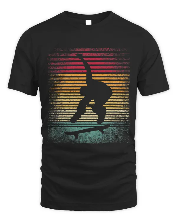 Vintage Retro Style Skateboarding Skate Skater Classic Gift