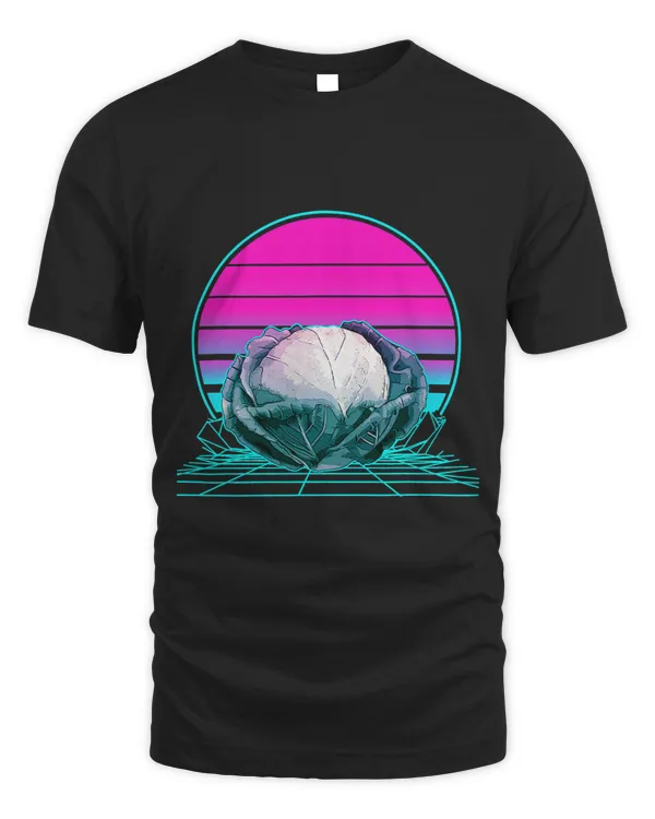 Vintage Retro Sunset Cabbage