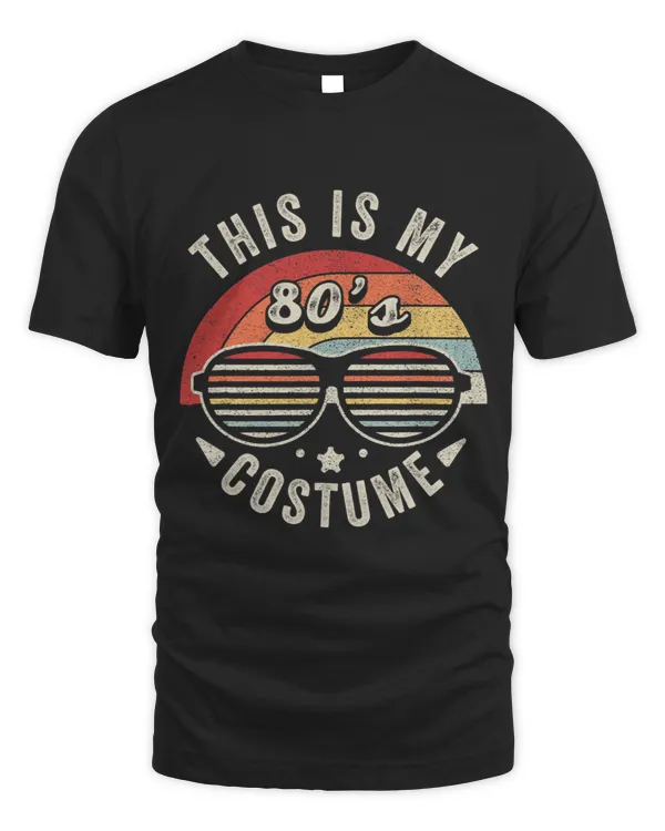 Vintage Retro This Is My 80s Costume Eighties Retro Party 1