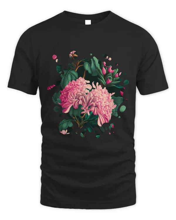 Vintage Rhododendron Inspired Flower Plant Lover gardening
