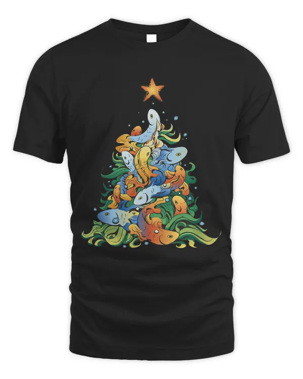 Ugly Xmas Funny Koi Fish Christmas Tree