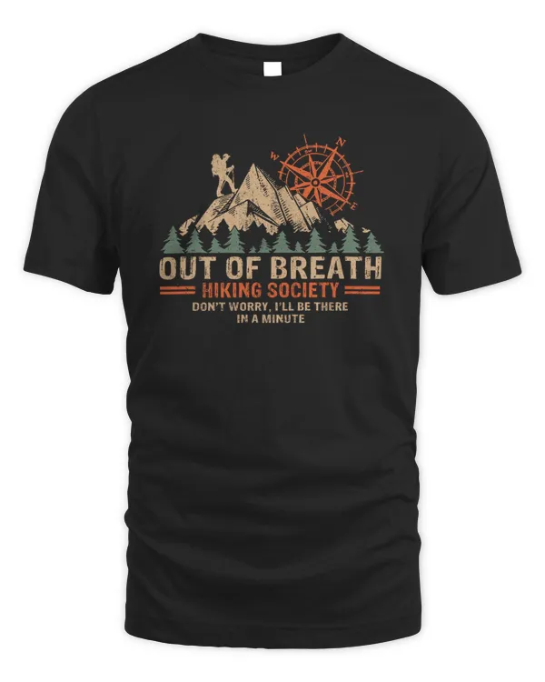Out Of Breath Hiking Society Vintage