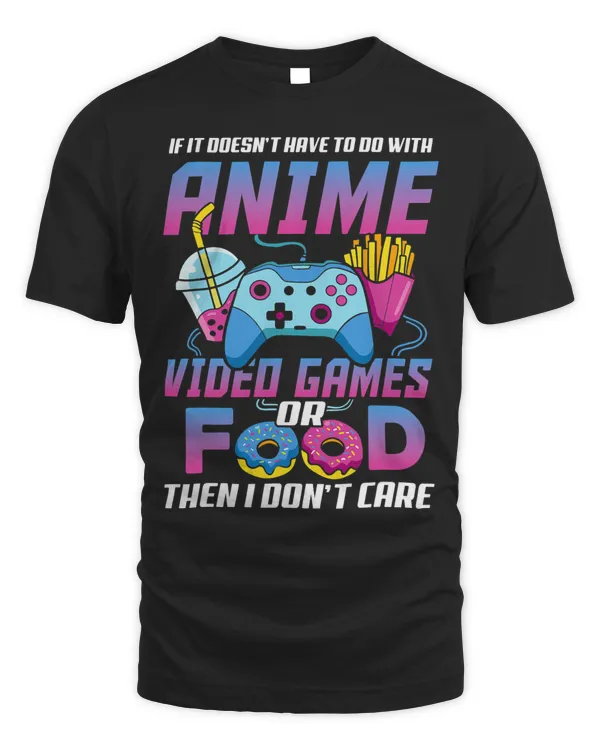 Anime Video Games Food Lover Japanese Fan Nerd Geek Gaming