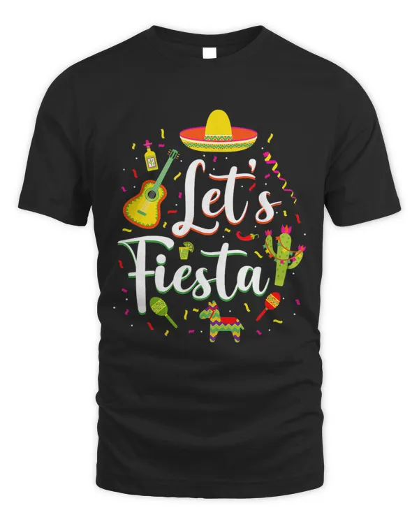 Lets Fiesta Happy Cinco De Mayo Sombrero Peppers May 5th 2
