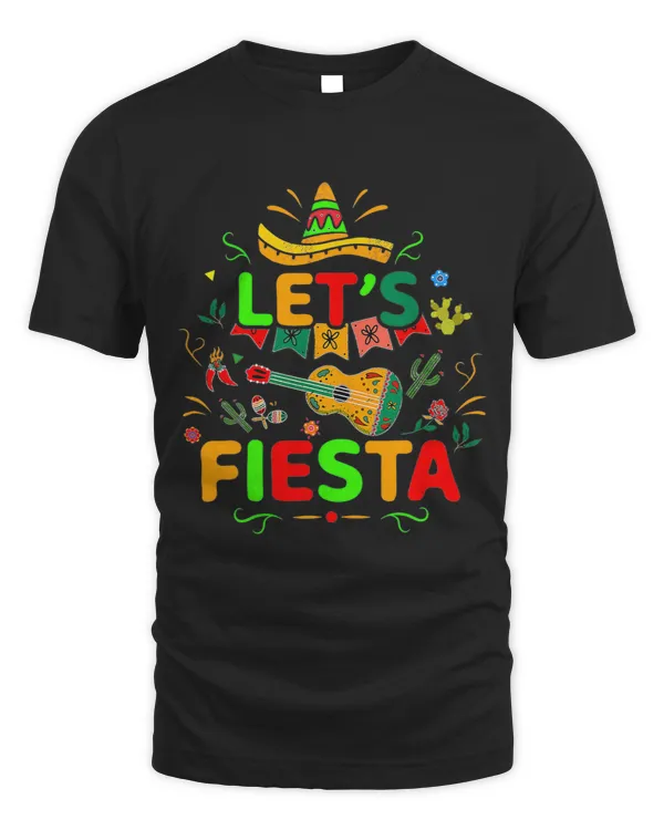Lets Fiesta Happy Cinco De Mayo Sombrero Peppers May 5th 3