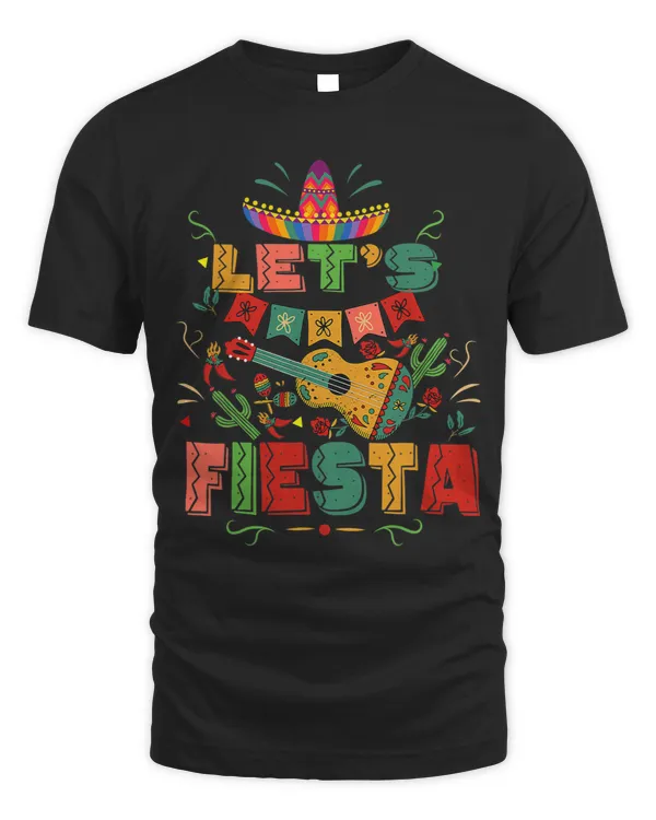 Lets Fiesta Happy Cinco De Mayo Sombrero Peppers May 5th