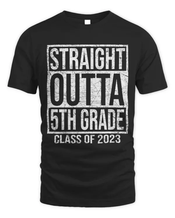 Straight Outta 5th Grade Graduation Class Of Funny Gift
