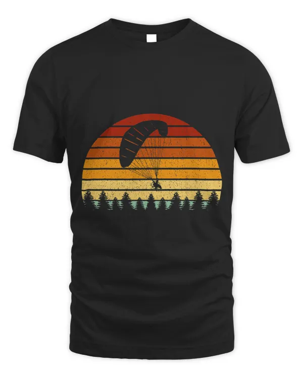 Vintage Sunset Paragliding Gift For Paragliders