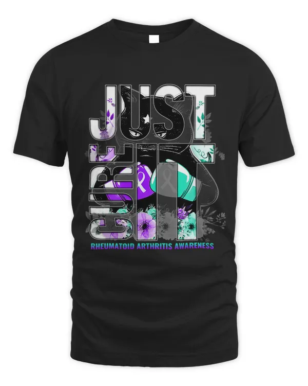 Just Cure It Rheumatoid Arthritis Awareness Teal And Purple