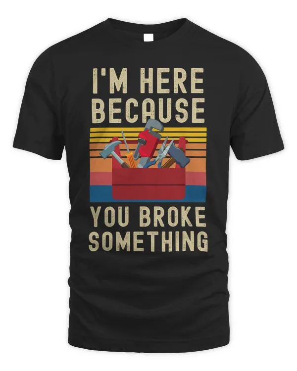 I Am Here Because You Broke Something Funny Engineer