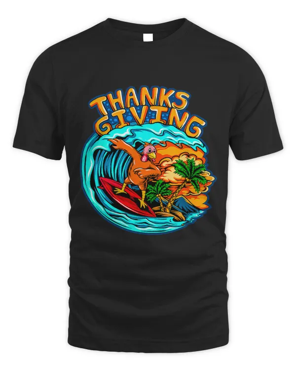 Thanksgiving skateboard Turkey Chicken surfing