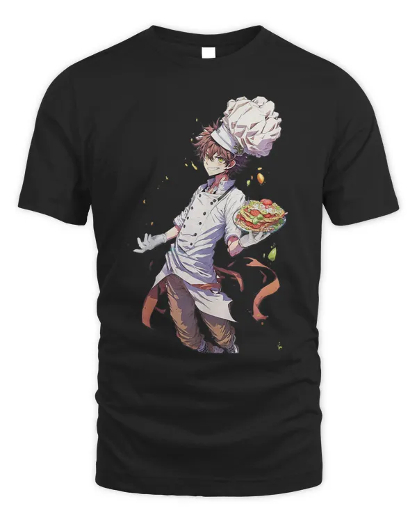 Anime Chef serving a meal