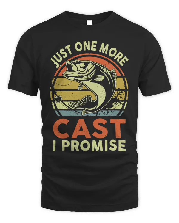 Fly FishingShirt Just 1 More Cast Bass Fish Funny Women Men