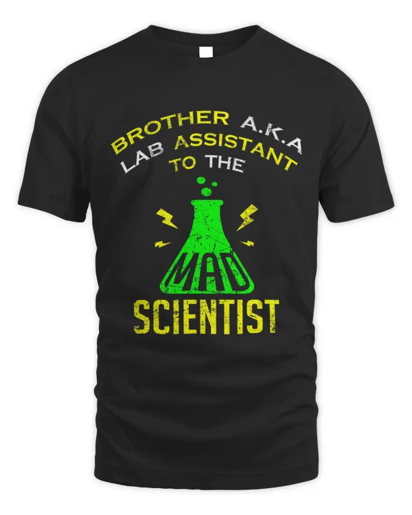 Mad Scientist T Shirt Science For Brother Boy Men Costume