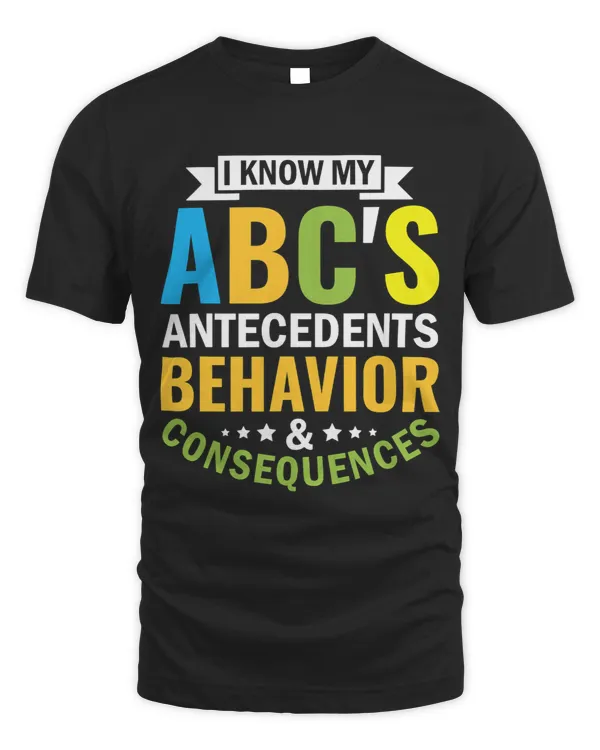 I Know My ABCs Behavior Therapist ABA Therapist