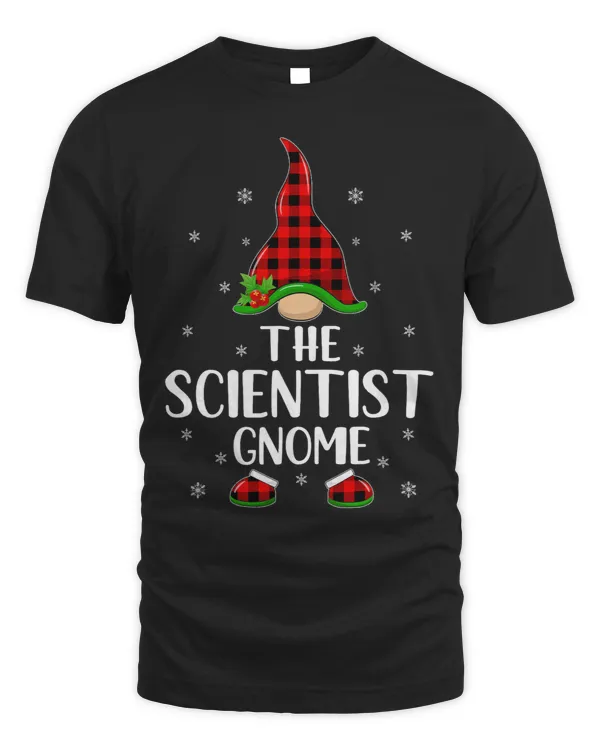 Matching Family Buffalo Plaid The Scientist Gnome Christmas