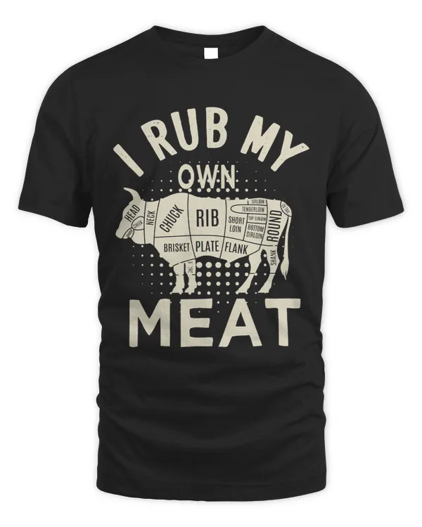 BBQ Chef Funny Quote For Hawaiian Cookers I Rub My Own Meat