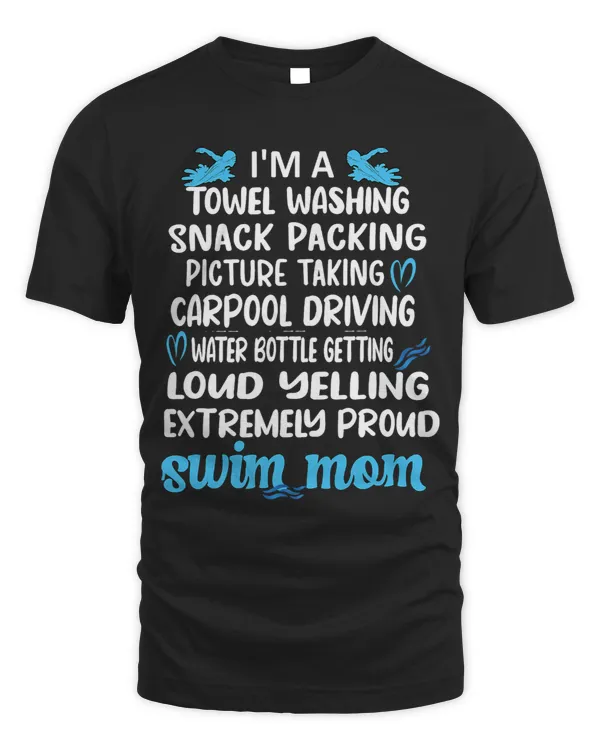 Im An Extremely Proud Swim Mom Swimming Mother
