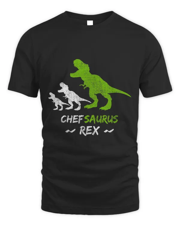 Mens Chefsaurus Funny Trex Chef Saurus Dinosaur Vintage