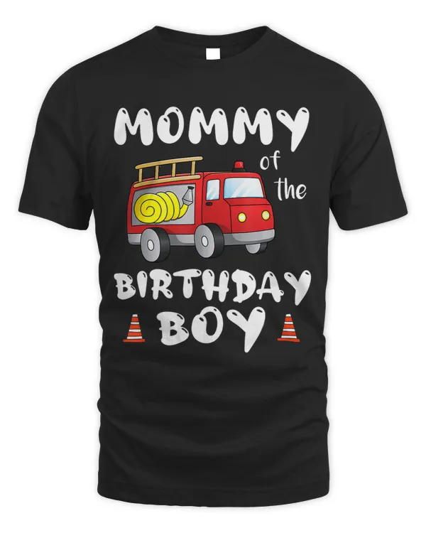 Mommy Birthday Boy Crew Fire Truck Toddler Firefighter Party