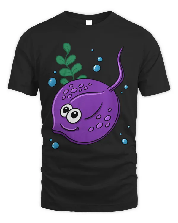 Stingrays Fish Cute Stingray Illustration for Sea Animals Lover
