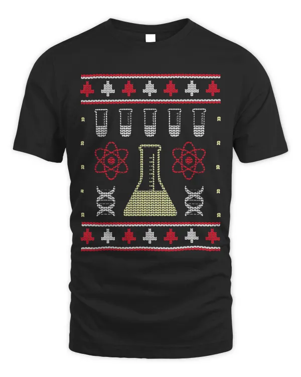 Science ugly sweater Funny Scientist holiday Christmas