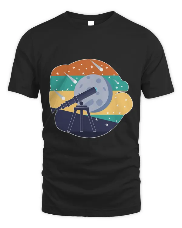Astronomy Lover Vintage Telescope Astronomy Eclipse Astronomer Stars Galaxy