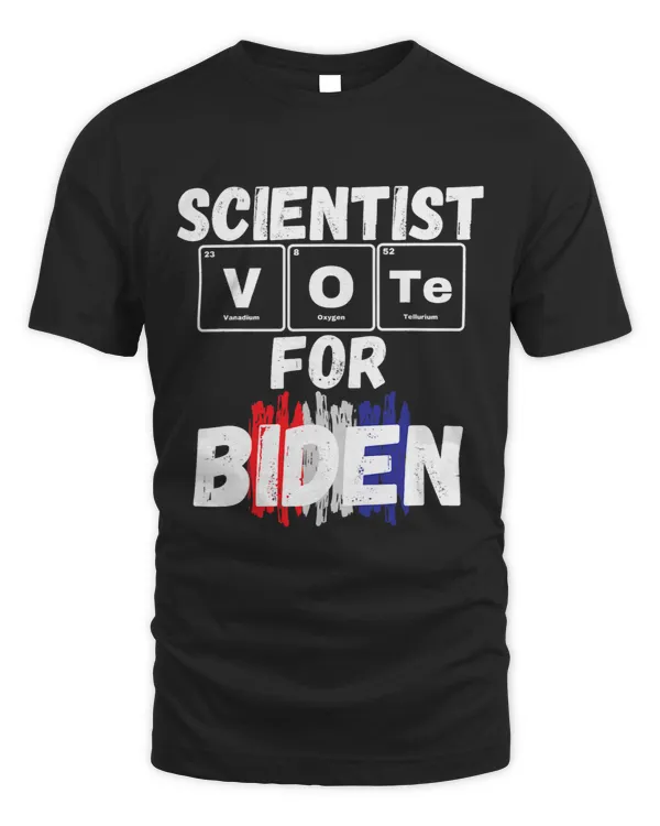 Scientist Vote for Biden periotic table antitrump