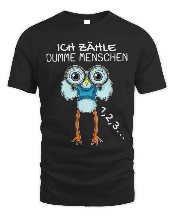 Seagull Lover with Binoculars 2Ich zählle Stumme Menschen Funny