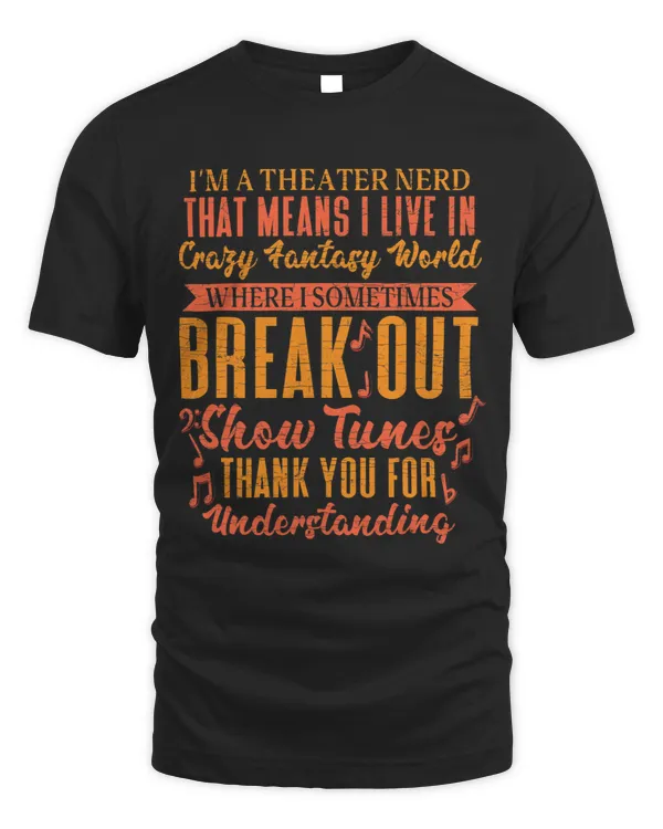 Musical Thespian Theater Actor Broadway