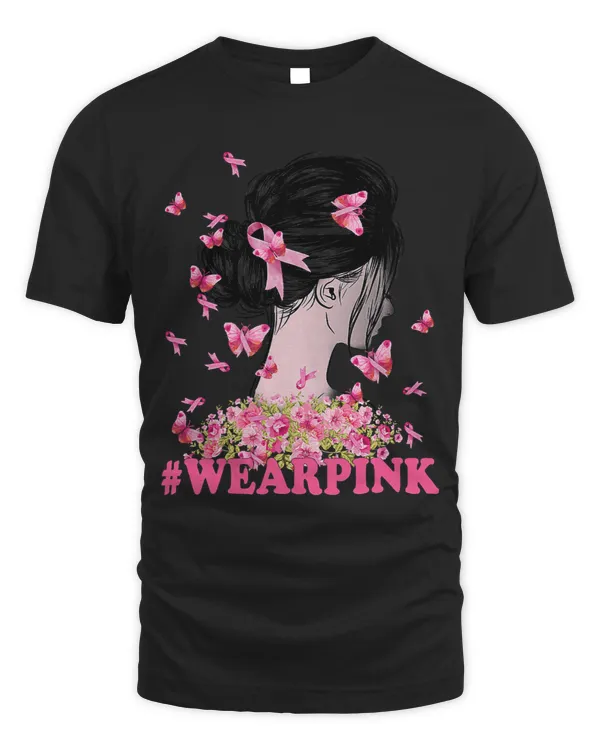 BC Womens Flower Girl wear pink cute breast cancer awareness Cancer