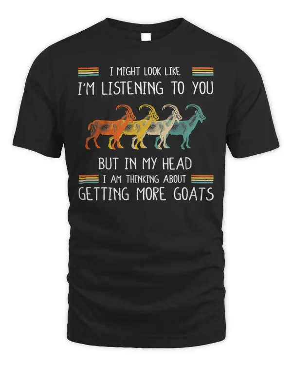 Funny Goat I Might Look Like Im Listening To You But In My head Goat 15 Goat Lover