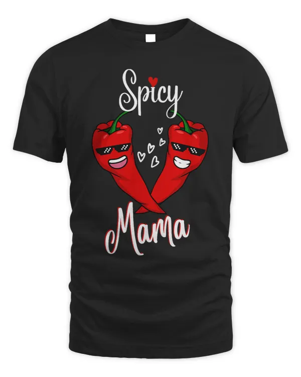 Funny Red Peppers Spicy Mama
