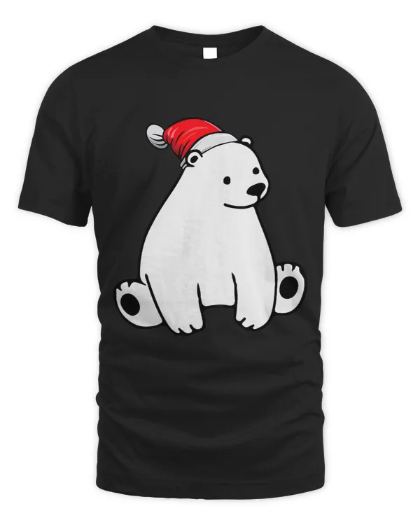 Bears Santa Polar Bear Christmas Pajama Tshirt Funny Xmas