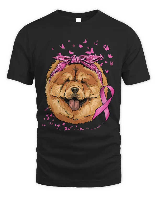 BC Chow Chow Pink Ribbon Breast Cancer Awareness Survivor250 Cancer