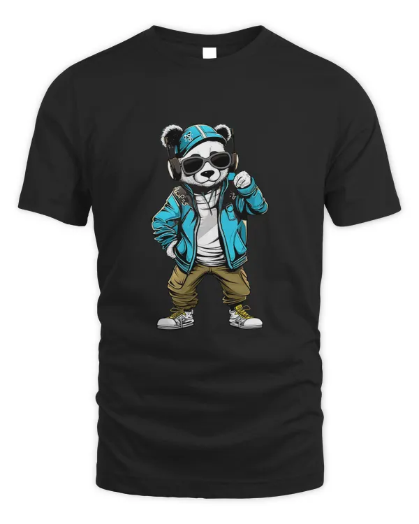 Pandas Zoo Animal Dressed in Cloths As Human