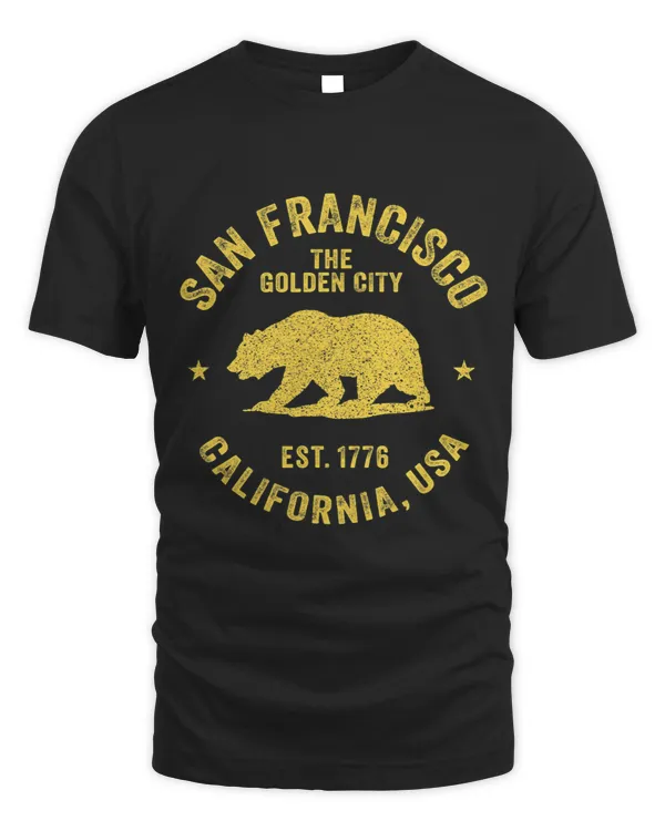 Bears Vintage San Francisco Retro California Bear Travel Souvenir