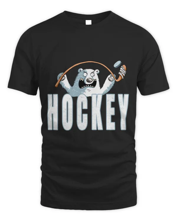 Bears Wild Ice Hockey Polar Bear For Ice Hockey Fans Or Players