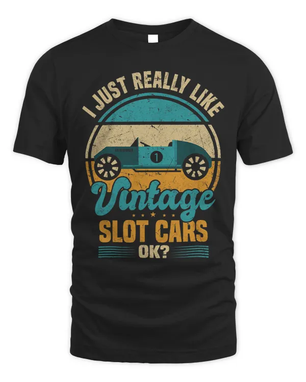 Mens Just Belive in Vintage Slot Cars
