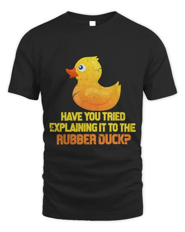Rubber Duck Debugging Funny Coder Computer Programmer Gift