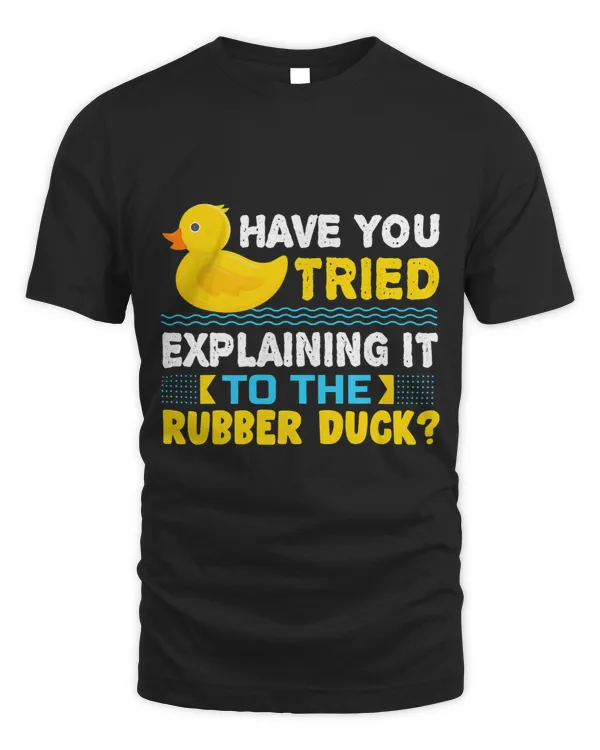 Rubber Duck Debugging Programmer Funny Programming
