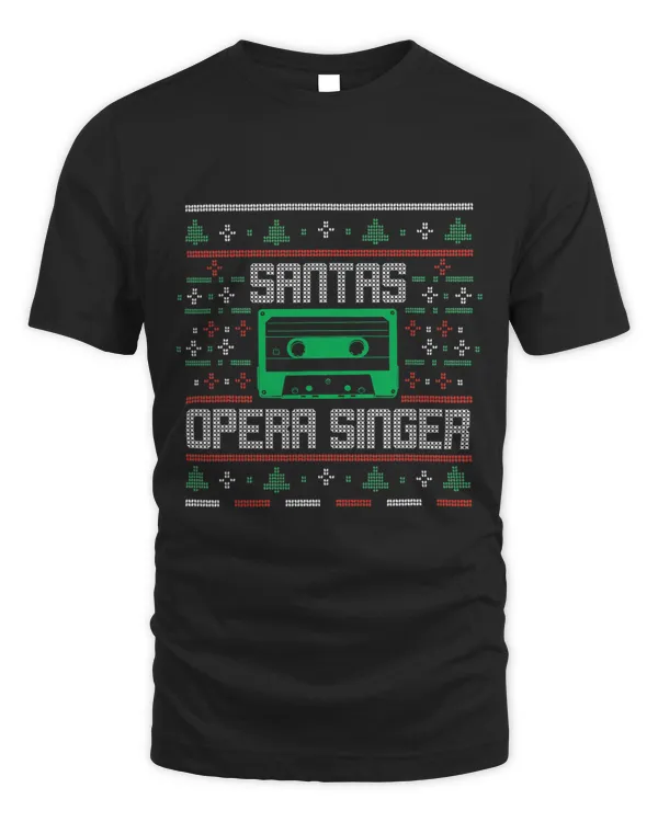 Santas Opera Singer Ugly Christmas