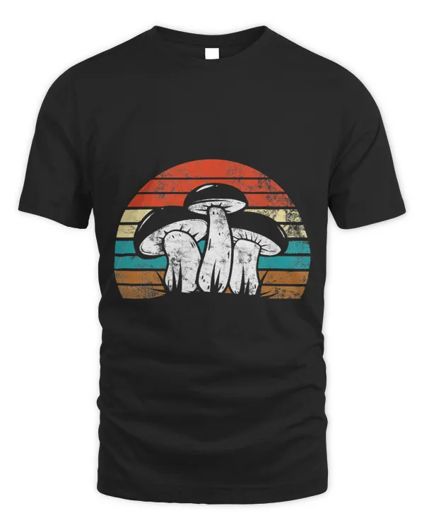 Mushroom Gift Retro Mushroom Hunter Mycology Mushrooms Forage Vegan Fungi