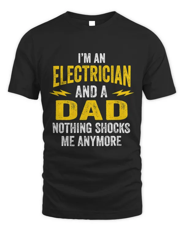 Funny Lineman Quote Retired Electrician Nothing Shocks Me