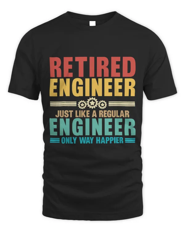 Mens Retired Engineer Engineering Funny Saying Retirement