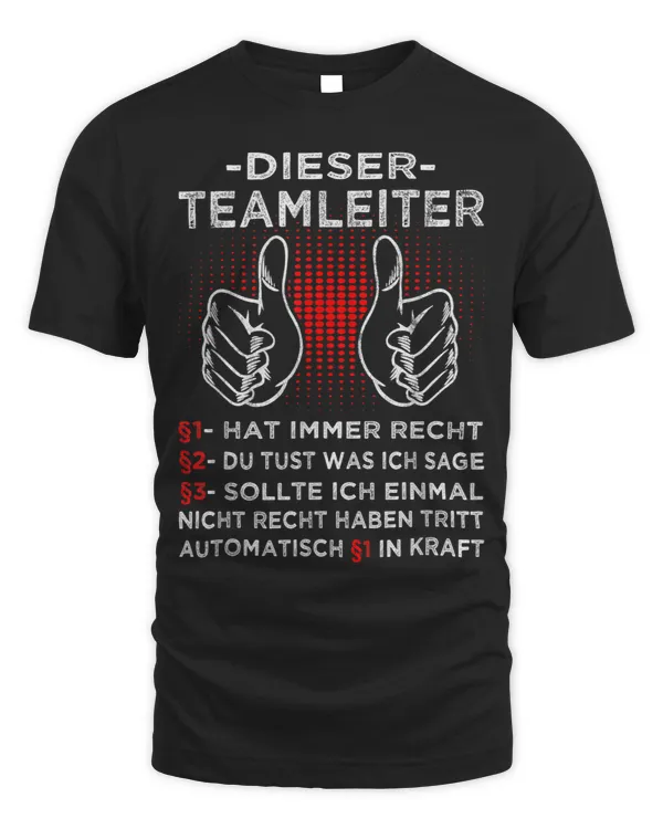 This team leader always has the right boss and department manager